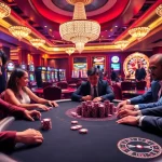 Go 8 Casino's high-stakes poker game showcasing players engaged in thrilling action and strategic betting decisions.