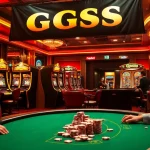 Experience the excitement of GGSS with vibrant casino activities featuring poker, roulette, and dazzling slot machines.